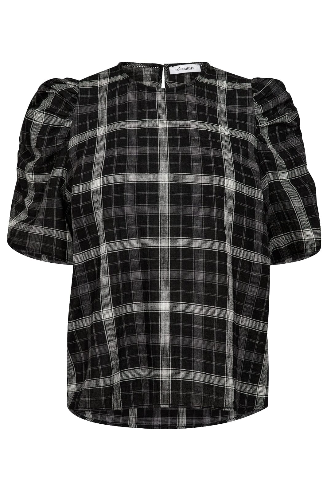 Co´Couture Sallycc Check Ss Blouse 35881