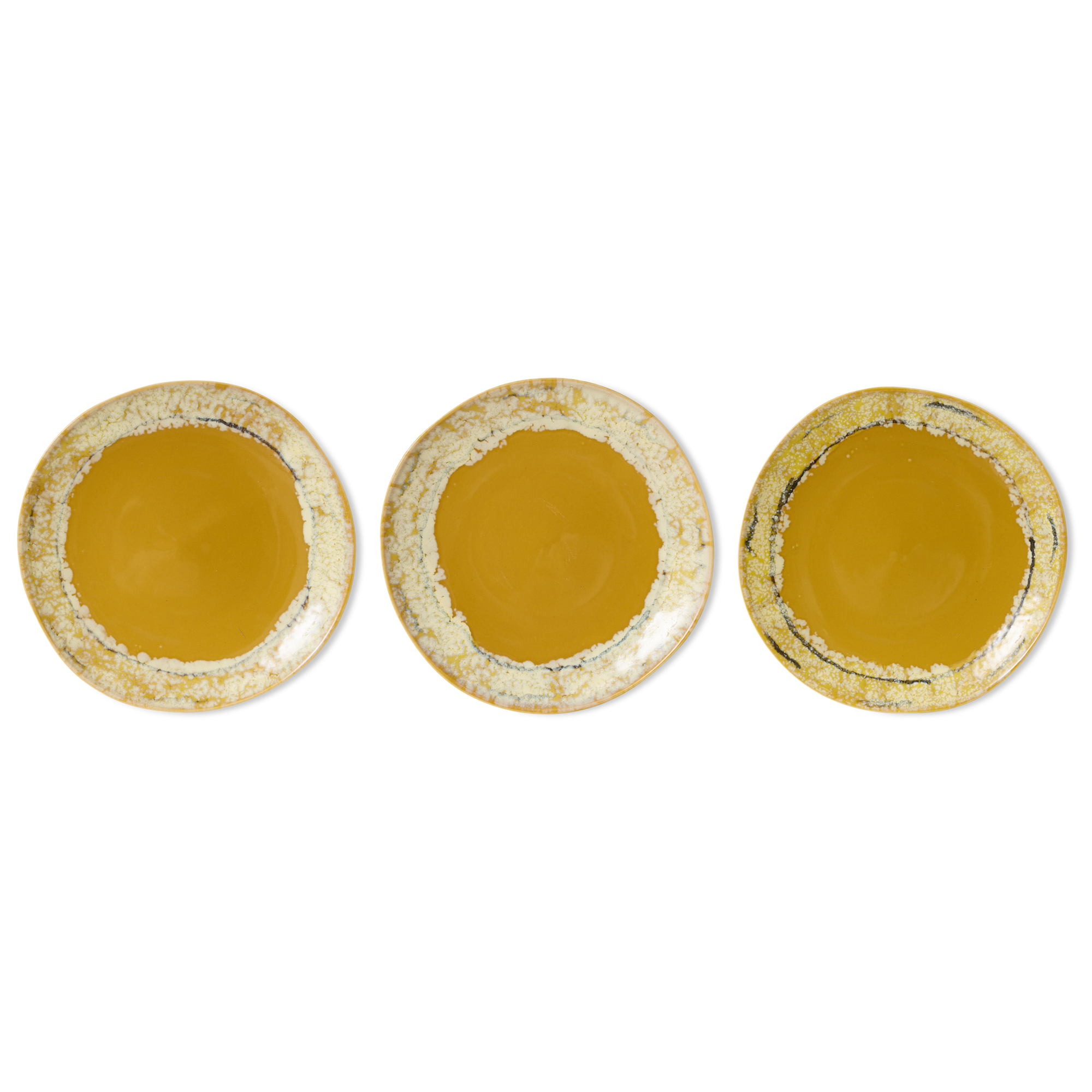 Servies 70's Ceramics Ontbijtbord paradise - set van 2