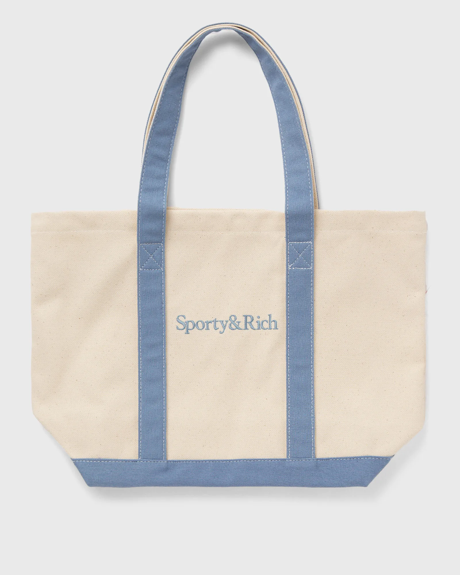 Sporty & Rich Serif Logo Two Tone Tote