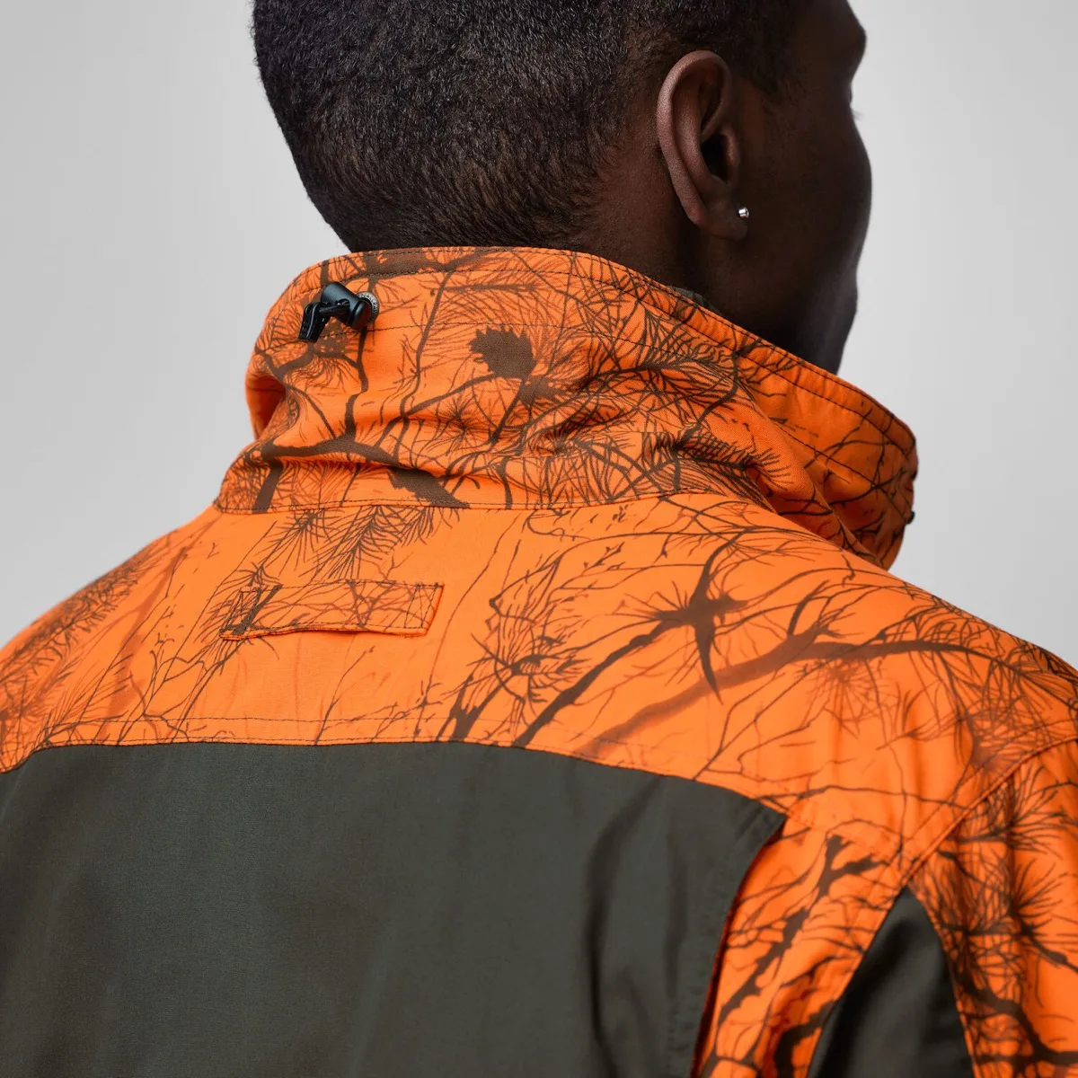 Fjällräven Men's Brenner Pro Padded Jacket Orange Multi Camo-Deep Forest