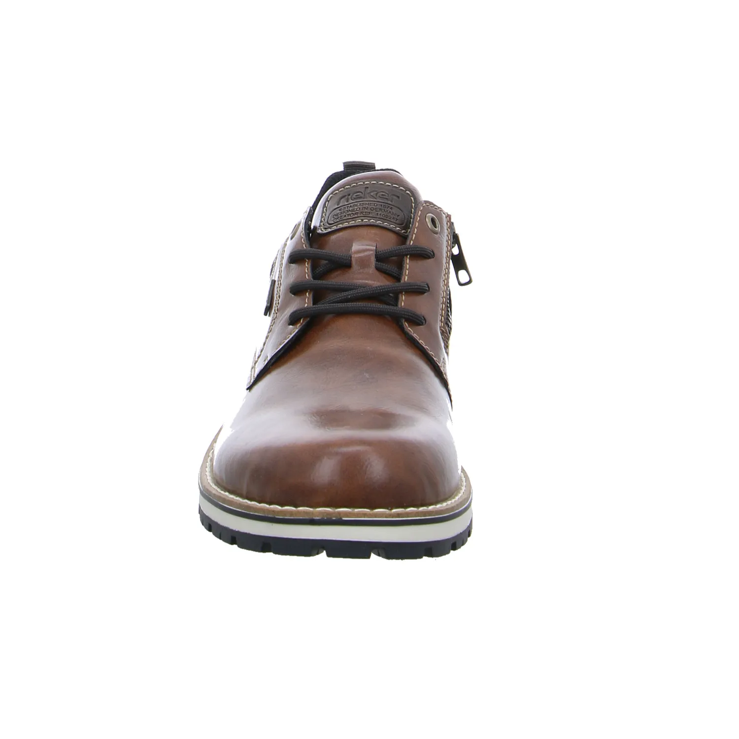 RIEKER Halbschuhe Sneaker Braun Lederimitat