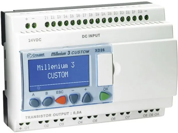 Crouzet 88974162 Millenium 3 Smart XD26 S PLC-styringsmodul 24 V/DC