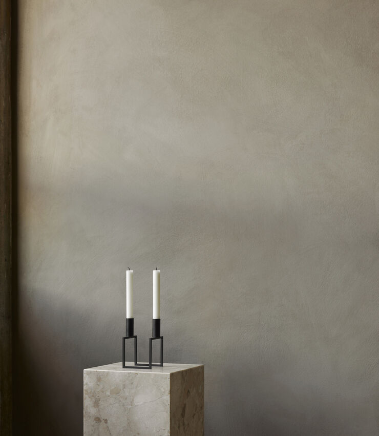 Audo Copenhagen Line, Candle Holder, Black Sort