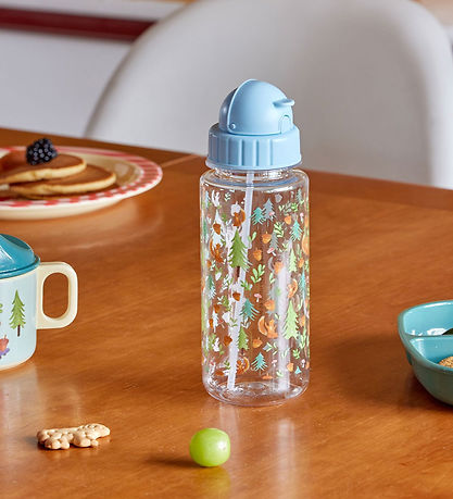 Rice Trinkflasche - 500 ml - Blue/Happy Forest