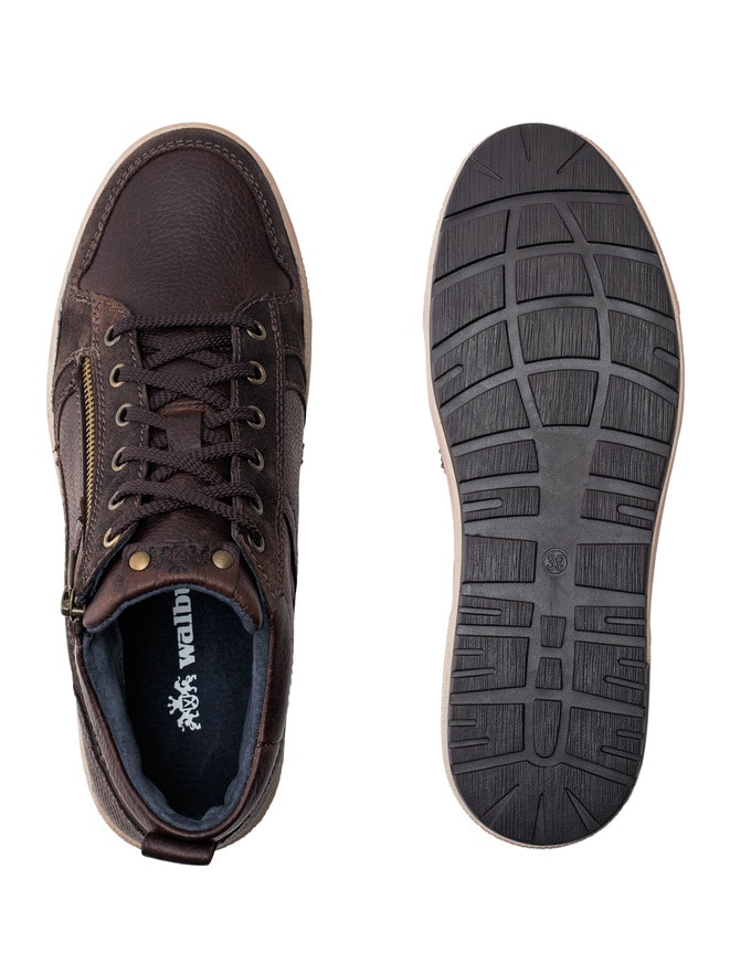 Kalbleder-Schnürer High Top