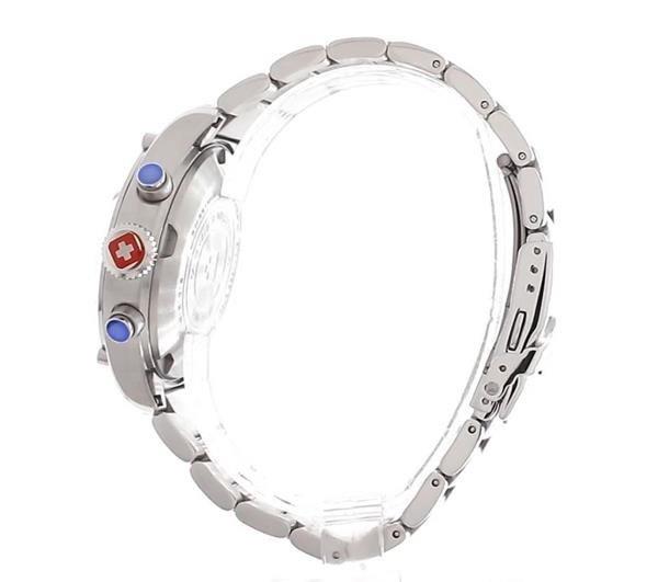 Swiss Military Hanowa Nightflighter Stainless Steel Sports Analogue Watch