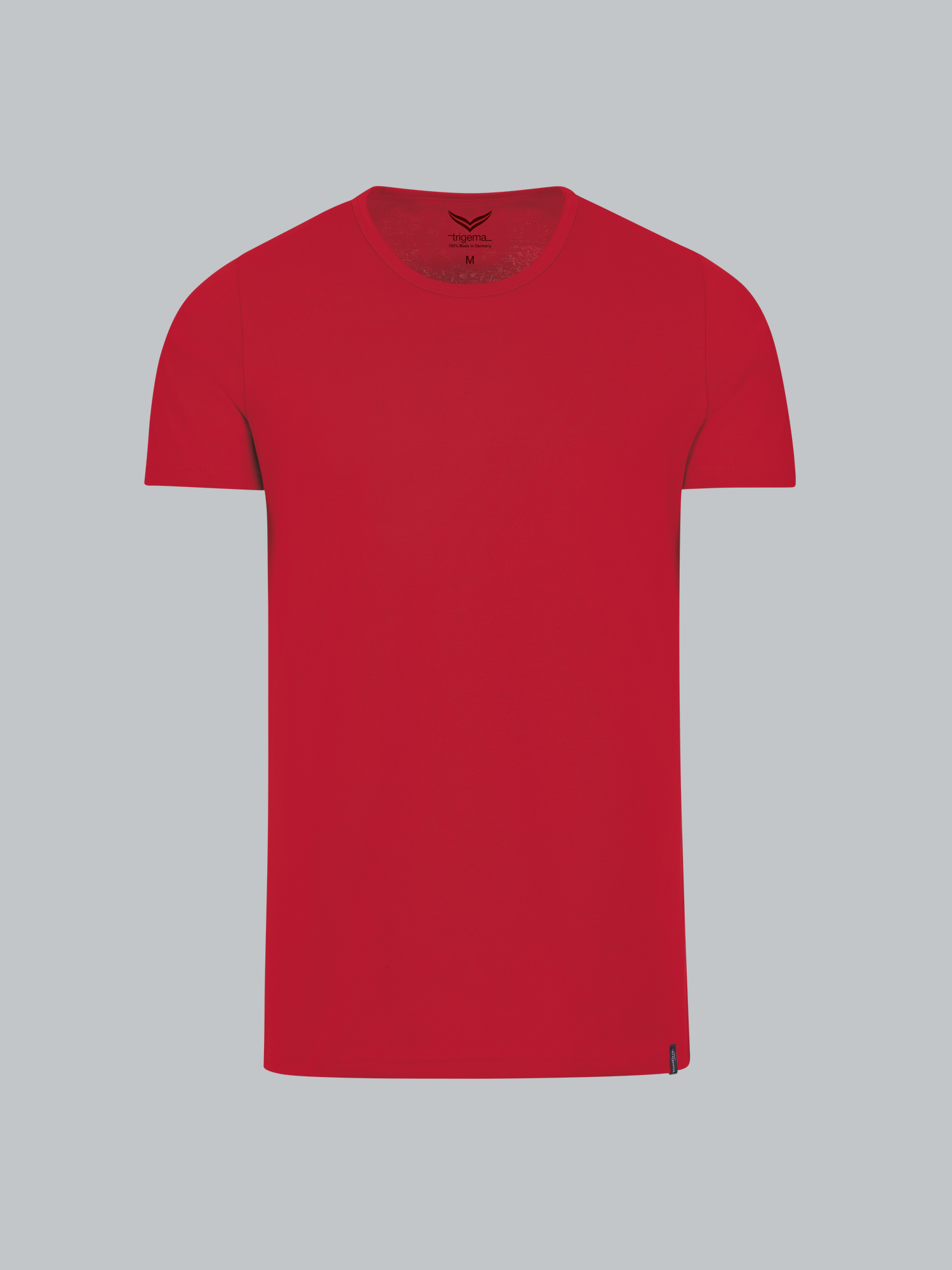 T-Shirt aus Baumwolle/Elastan Kirsch