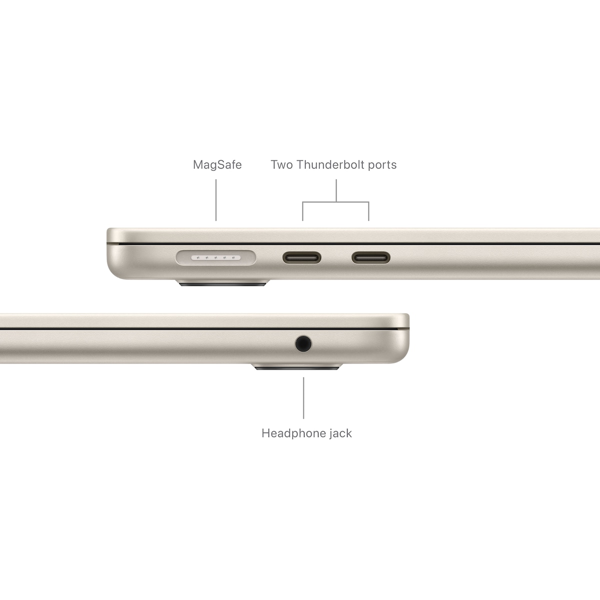 MacBook Air 13 M3 24/512GB (stjerneskinn)