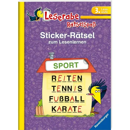 Ravensburger Sticker-Rätsel zum Lesenlernen, 3. Lesestufe
