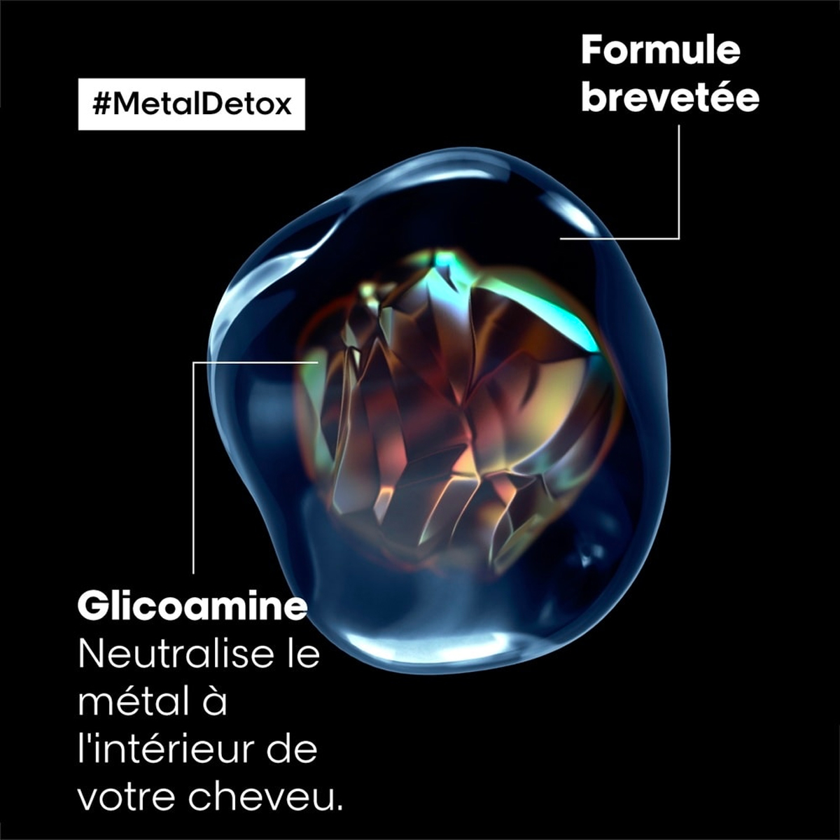 Huile Concentrée Protectrice Metal Detox L'Oral Professionnel 50 ML