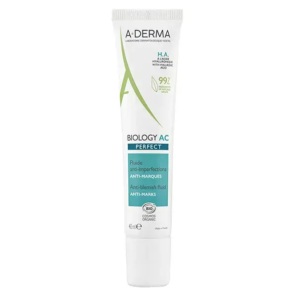 A-Derma Biology AC Perfect Fluido Anti-Imperfeições e Anti-Marcas 40ml