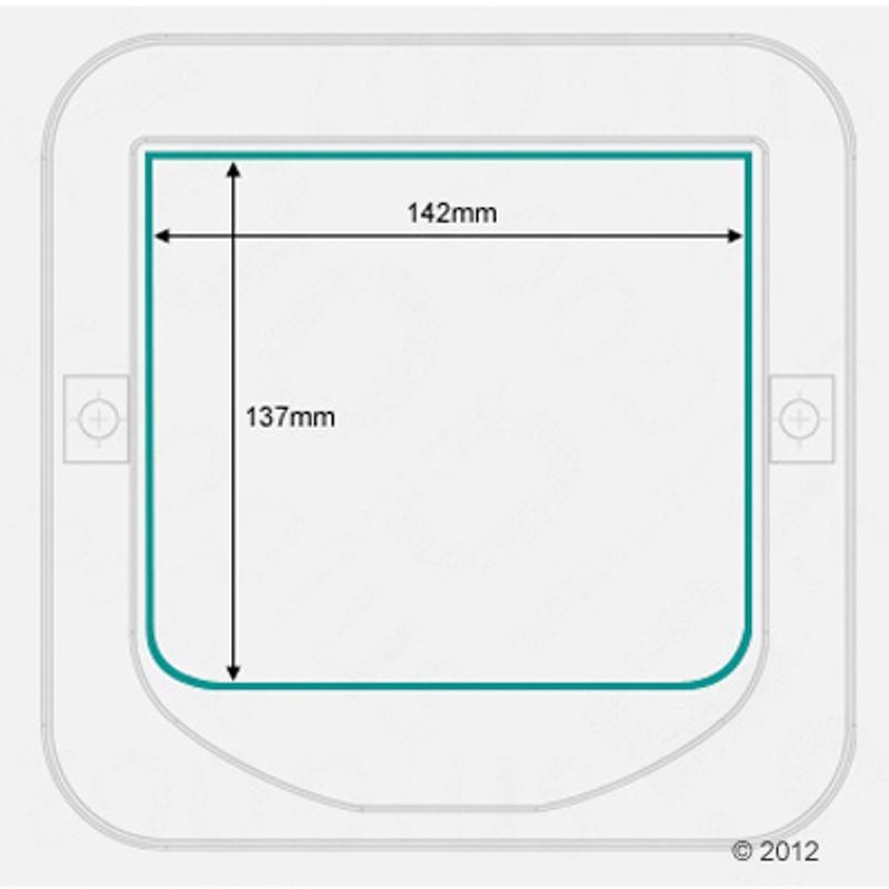 Chatière SureFlap, lecteur de puces électroniques, blanc à prix discount sur bitiba.fr