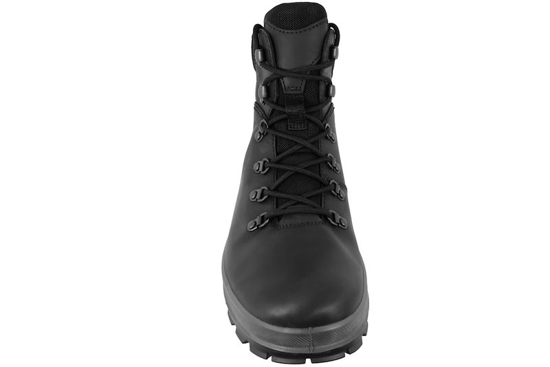 ECCO RUGGED TRACK WP LACE BOOT STØVLE I SORT OLIERET SKIND