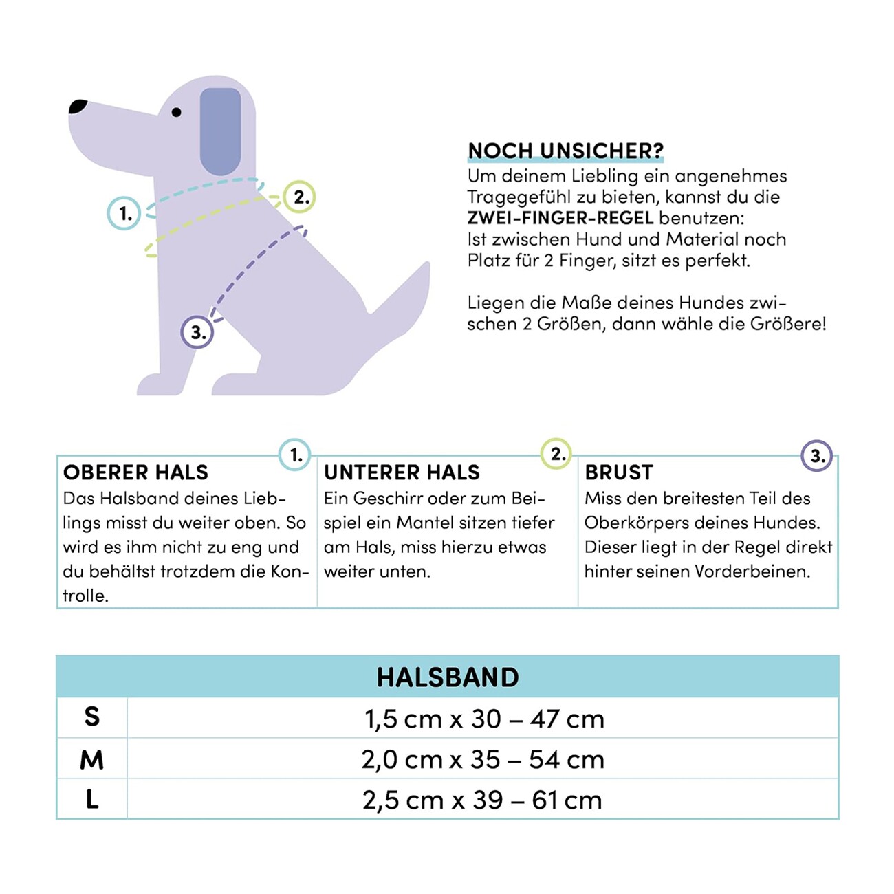 STUCH Hundehalsband gepolstert u. verstellbar dunkelblau S