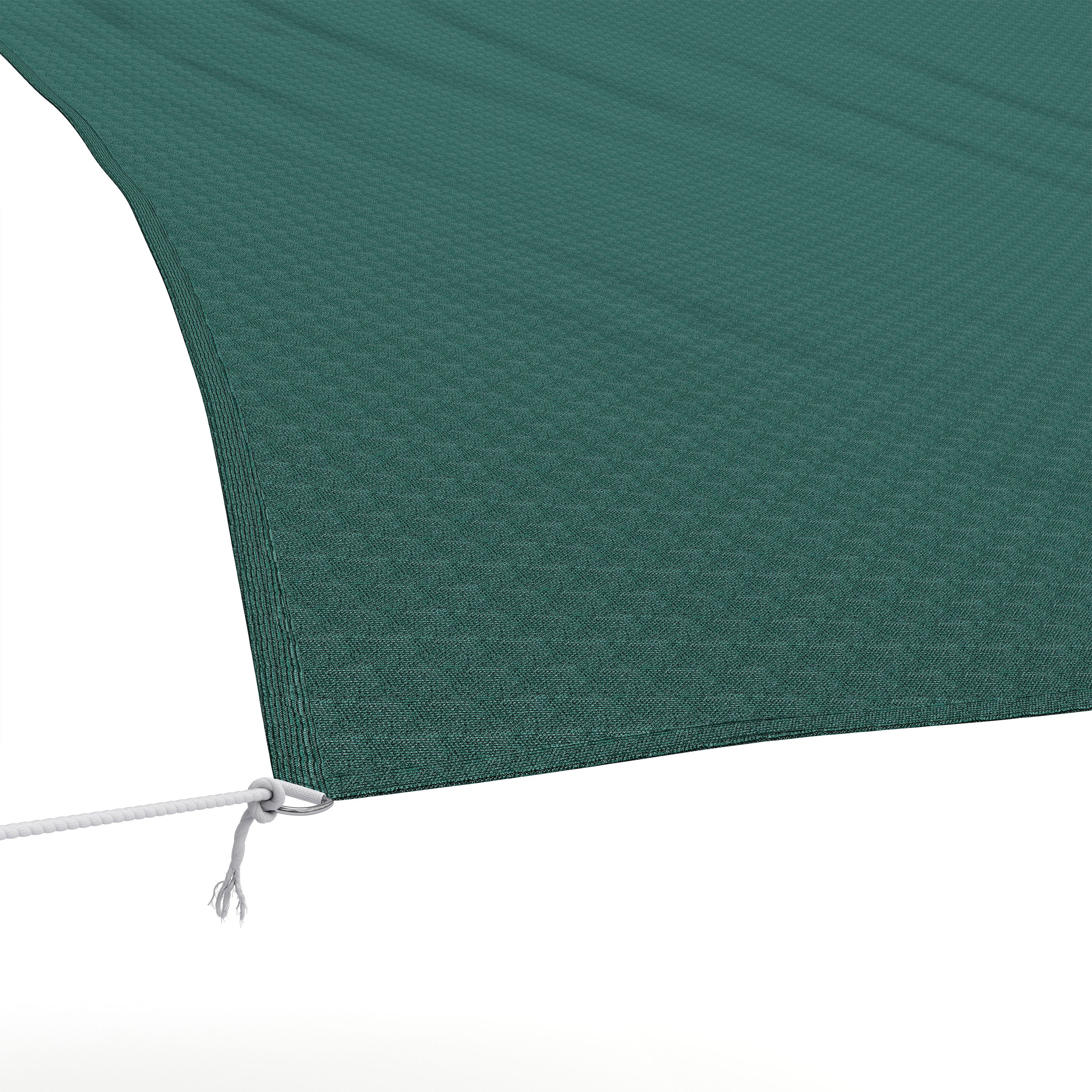 Sonnensegel Quadrat 5 x 5 m grün