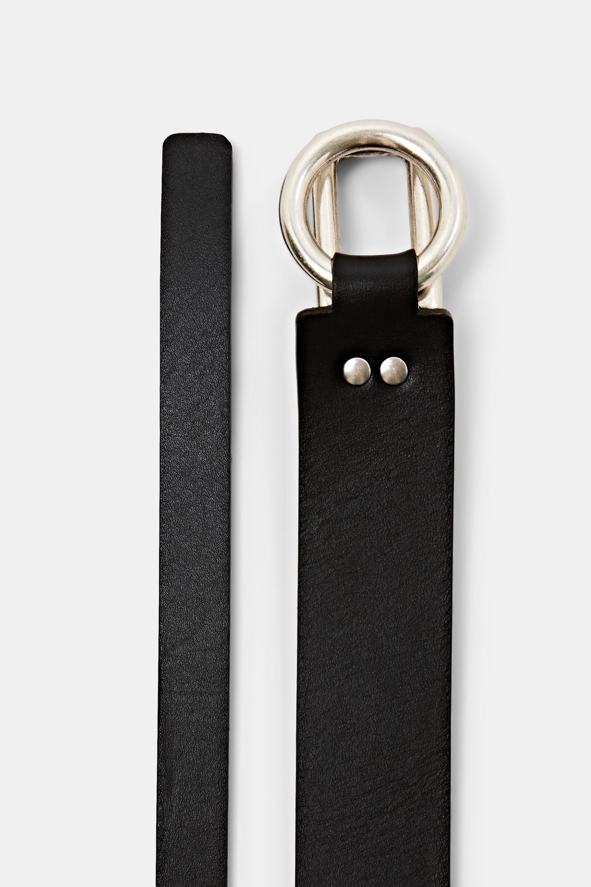 Ceinture en cuir coulissante