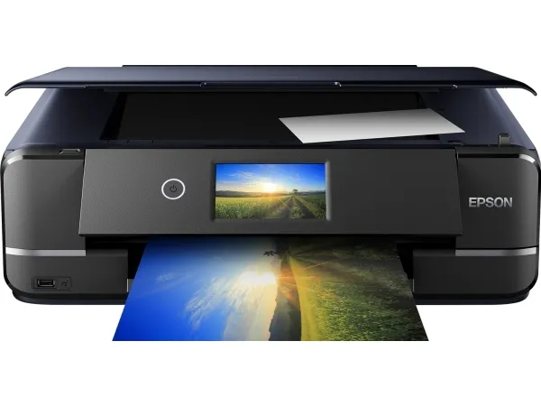 Epson Expression Photo XP-970 Small-in-One - Multifunktionsprinter - farve - blækprinter - A4 (210 x 297 mm) (original) - A3 (medie) - op til 8.1 spm (kopiering) - op til 8.5 spm (udskriver) - 100 ark - USB 2.0, LAN, Wi-Fi(n), USB vært
