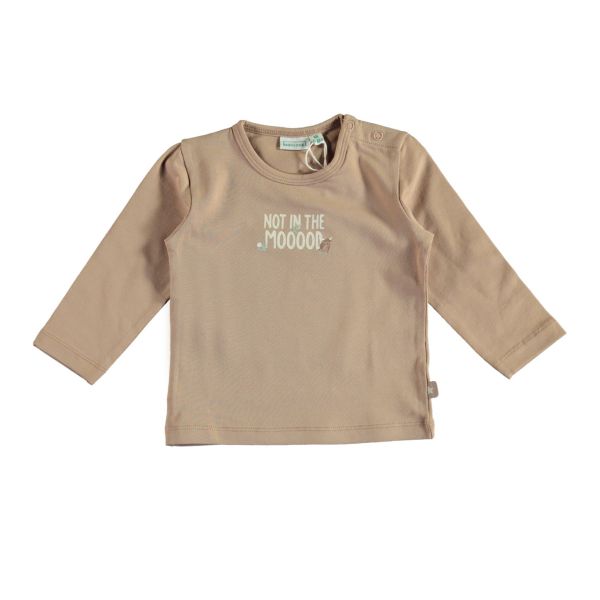 Babylook Mooood T‑Shirt - Maat 50 - Warm Taupe