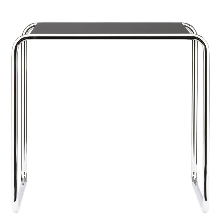 Thonet - B 9 c Satztisch, Chrom / tiefschwarz (RAL 9005)