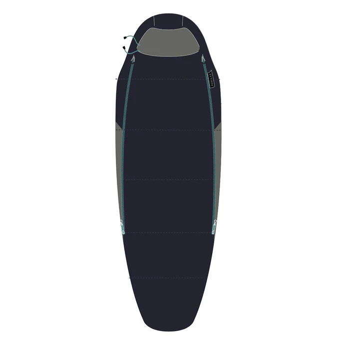 Decathlon Forclaz - Saco de dormir Forclaz MT500 de poliéster para 15°C
