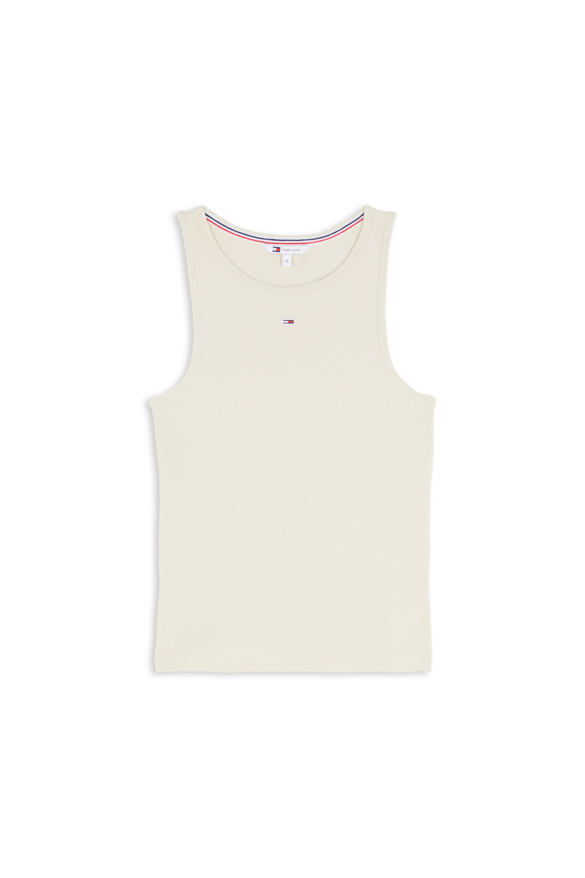 TOMMY JEANS Débardeur  TJW ESSENTIAL RIB TA Beige