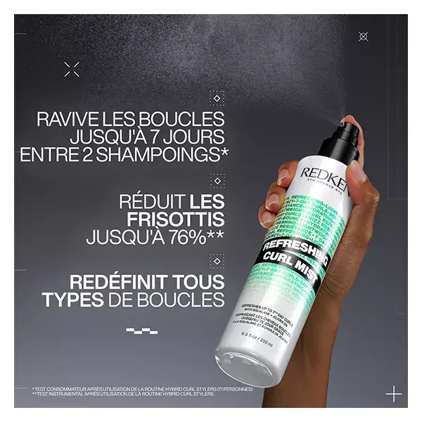 Redken Brume revitalisante pour cheveux bouclés Hybrid Curl Stylers
