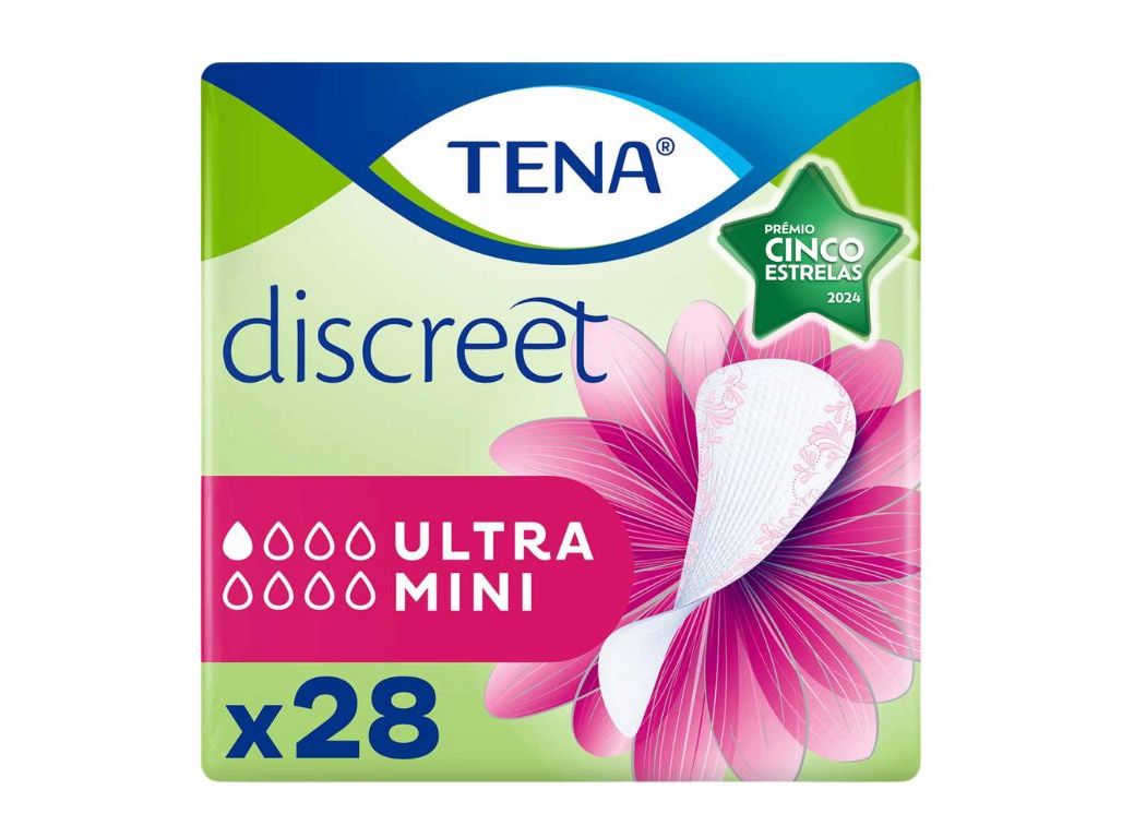 PENSOS INCONTINÊNCIA TENA DISCREET ULTRA MINI 28 UN