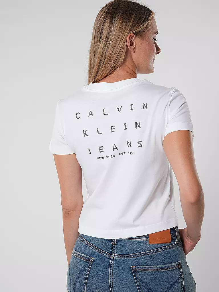 CALVIN KLEIN JEANS T-Shirt  weiss