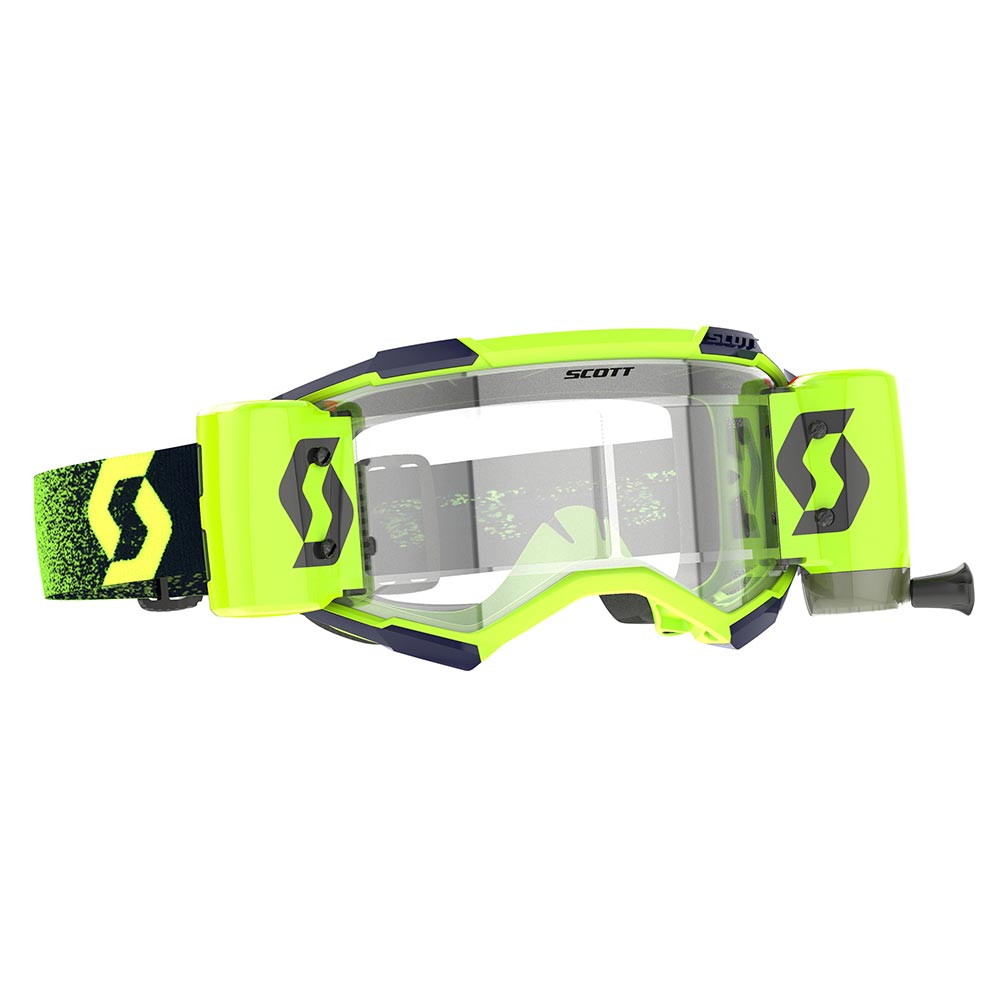 Scott - Masque Fury WFS - Roll-Off Jaune fluo / Vert fluo