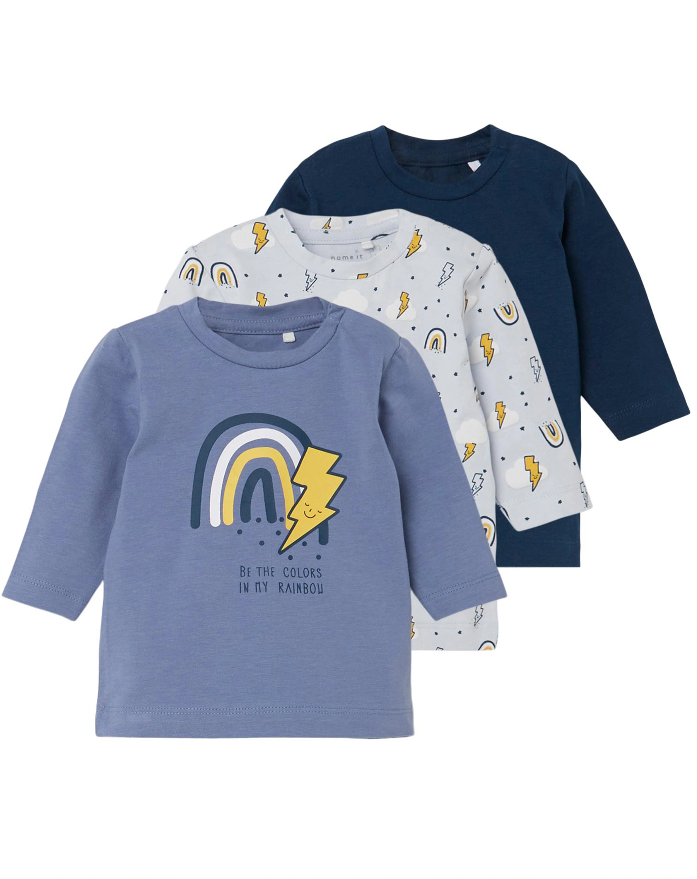Langarmshirt NBMTORBEN 3er Pack in wild wind