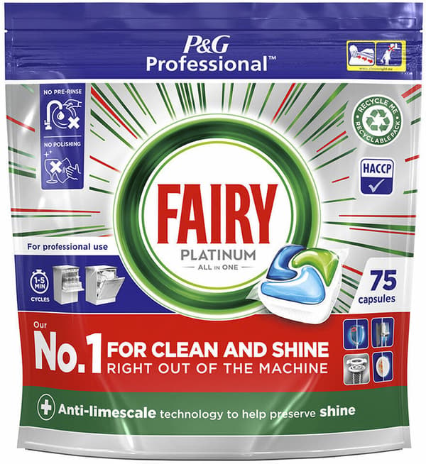 Dishwasher lozenges Fairy Platinum (75 Units)