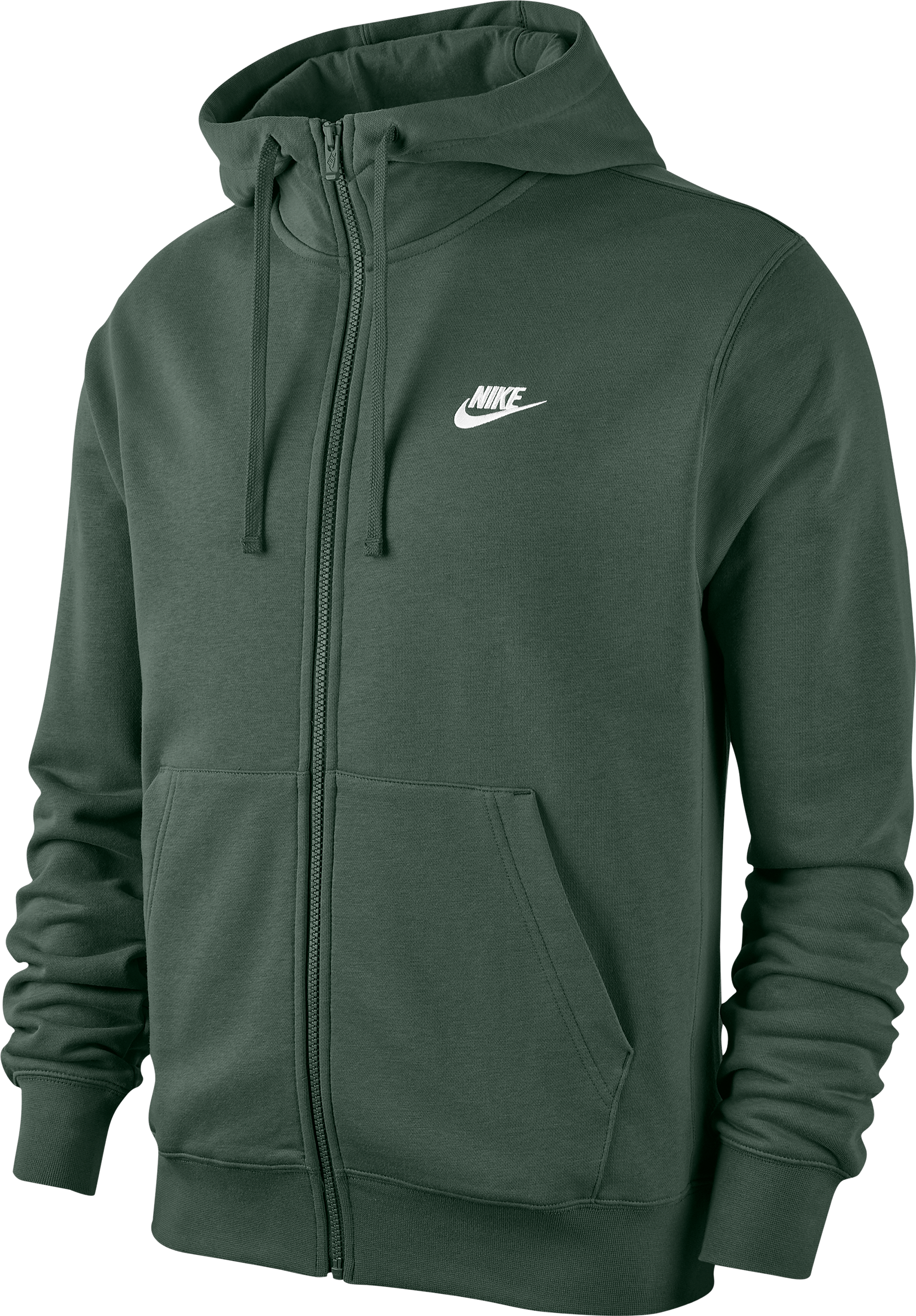 Nike Club Kapuzenjacke Grün Weiss F370