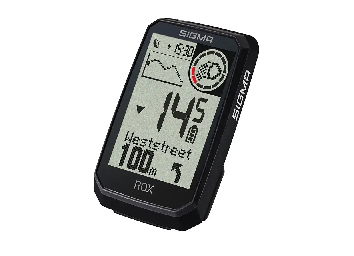 Sigma Sport ROX 4.0 Endurance Top Mount GPS Fietscomputer Zwart