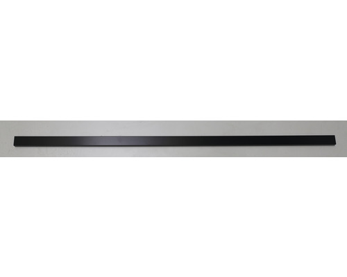 Pertura leuning, aluminium, gepoedercoat zwart, L: 2000 mm, 60x25 mm