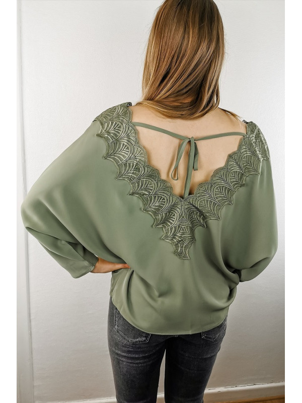 Blouse Kaki Nagoya