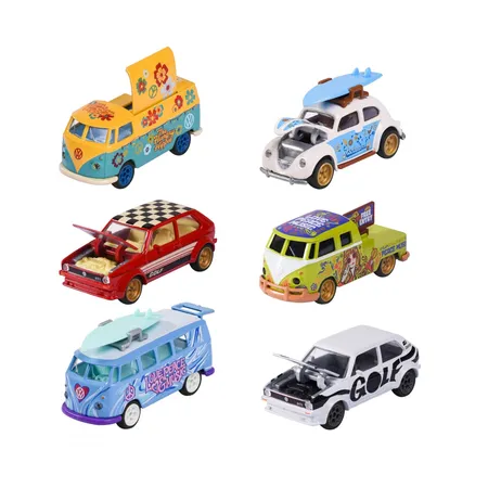Majorette VW The Originals Deluxe Cars, 1 Stück, 6-fach sortiert