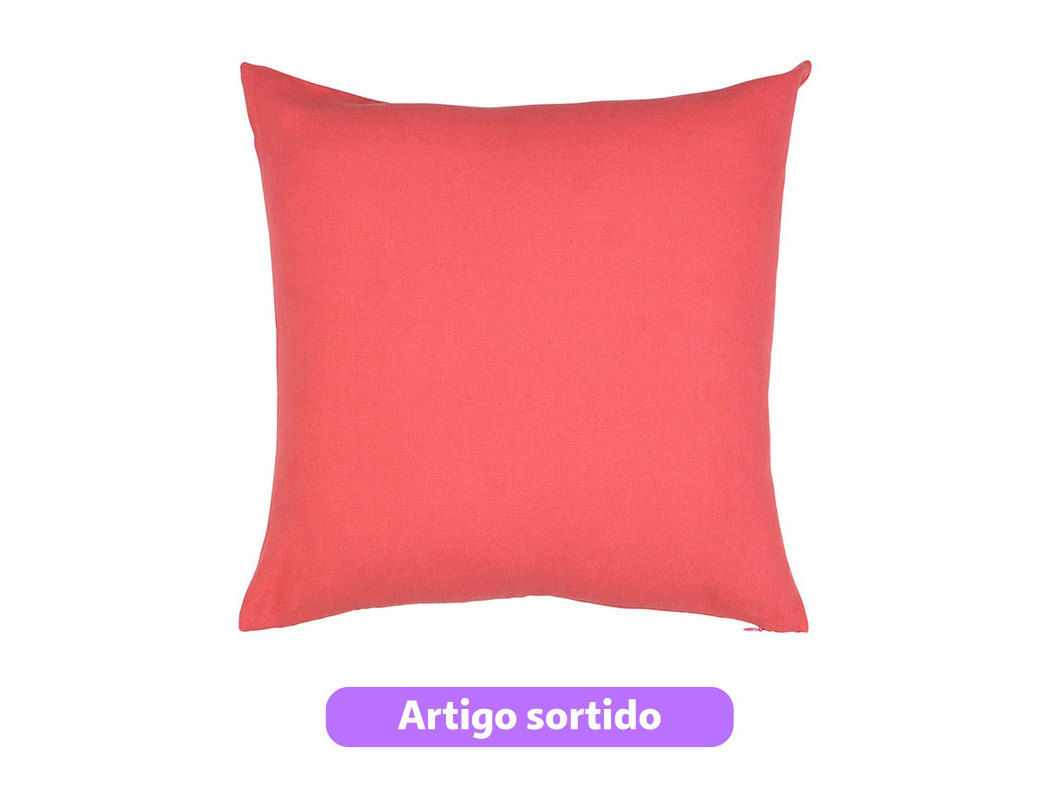 ALMOFADA ACTUEL 40X40CM CORES SORTIDAS