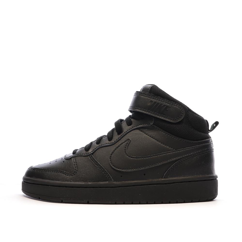 Nike Baskets Noir Mixte Nike Court Borough Mid 2