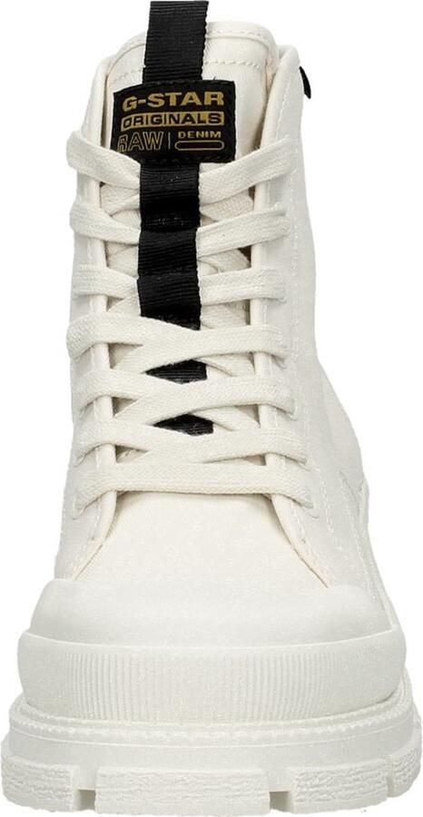 G-STAR Aefon II Mid CVS W Veterschoenen Hak Gebroken wit