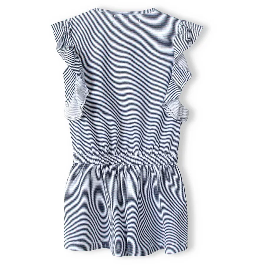 MINOTI Jumpsuit WeißBlau