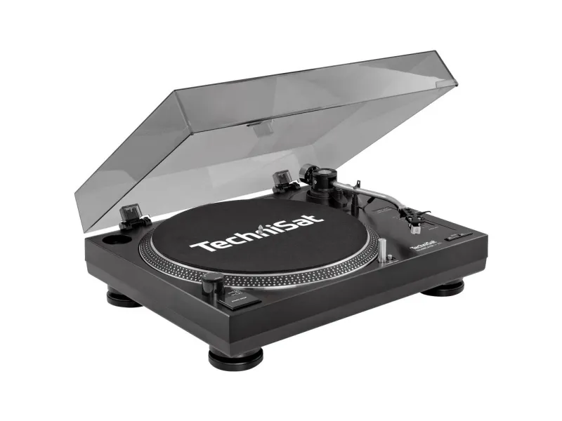 TechniSat TechniPlayer LP 300 - Pladespiller - sort, sølv