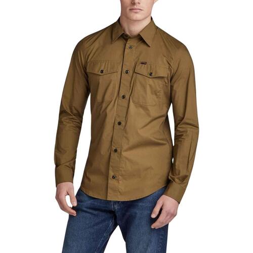 G-Star Raw - Marine Slim Shirt l s Verde