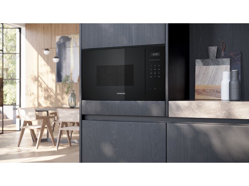 Siemens Einbaumikrowelle BE555LMB1C Edelstahl Einbau-Mikrowellengerät