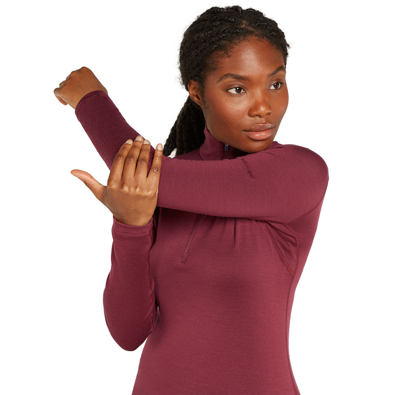Icebreaker Damen 260 Tech Half Zip Longsleeve