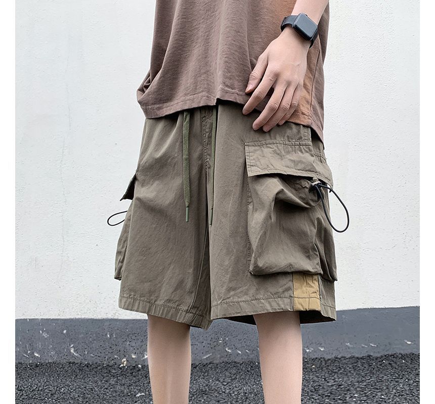 DuckleBeam - Cargoshorts met trekkoord in twee kleuren