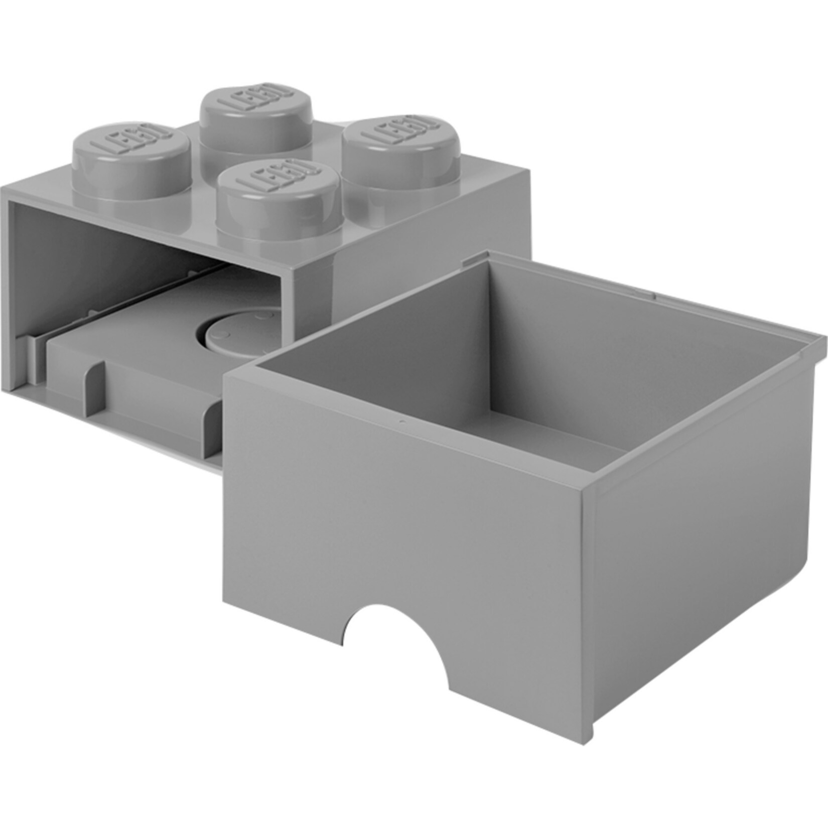 Room Copenhagen Aufbewahrungsbox LEGO Brick Drawer 4 grau