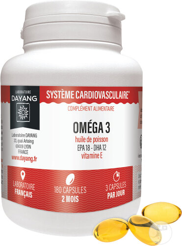 Dayang Omega 3 Visolie TG 18/12 Cardiovasculair Systeem 180 Capsules