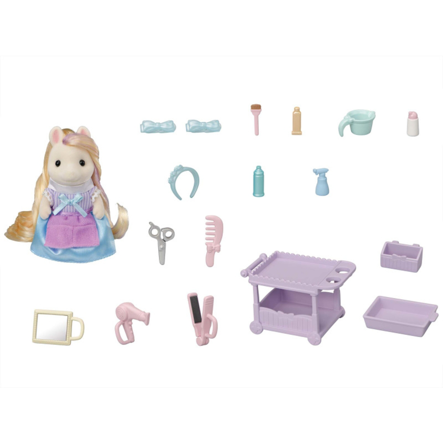 Sylvanian Families® Pony Friseur Spielset mit Figur