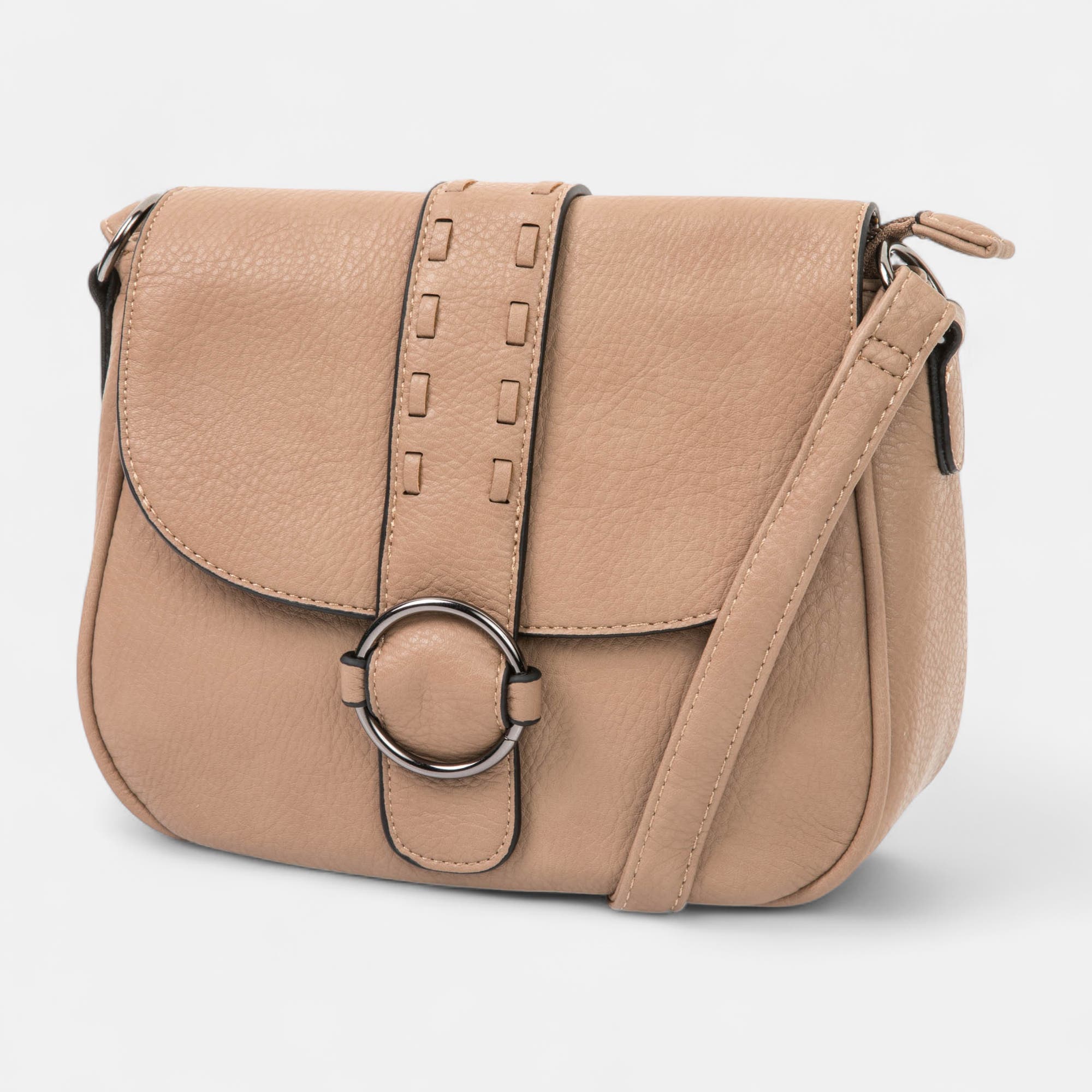 Sac bandoulière taupe