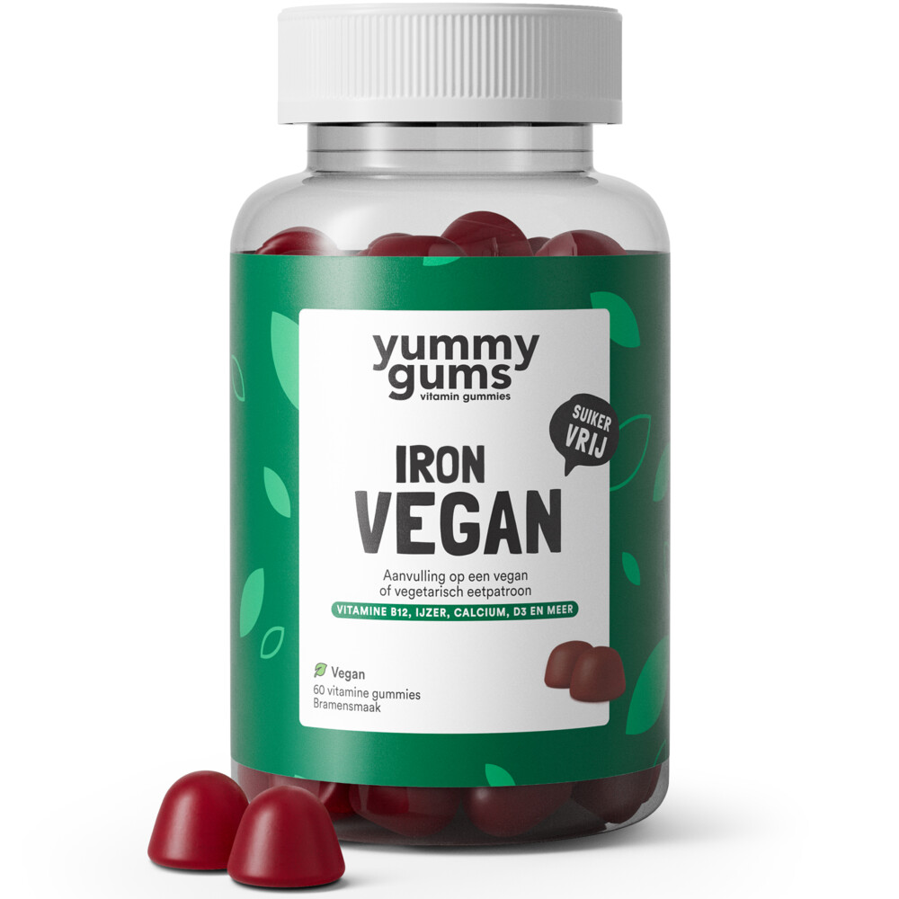 2x Yummygums Iron Vegan 60 gummies